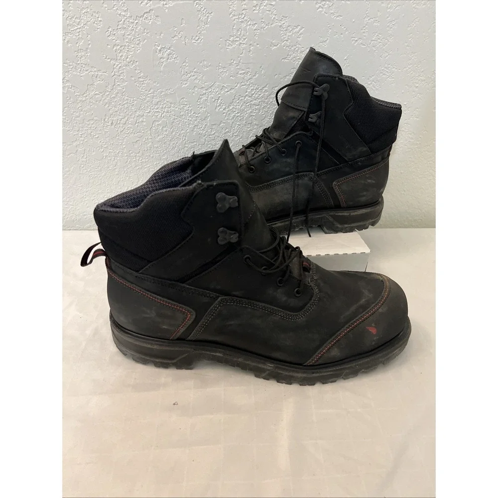 RED WING 2400 BRNR XP Safety Toe Waterproof Boot Mens 14D  Black 2413-18 EU 48